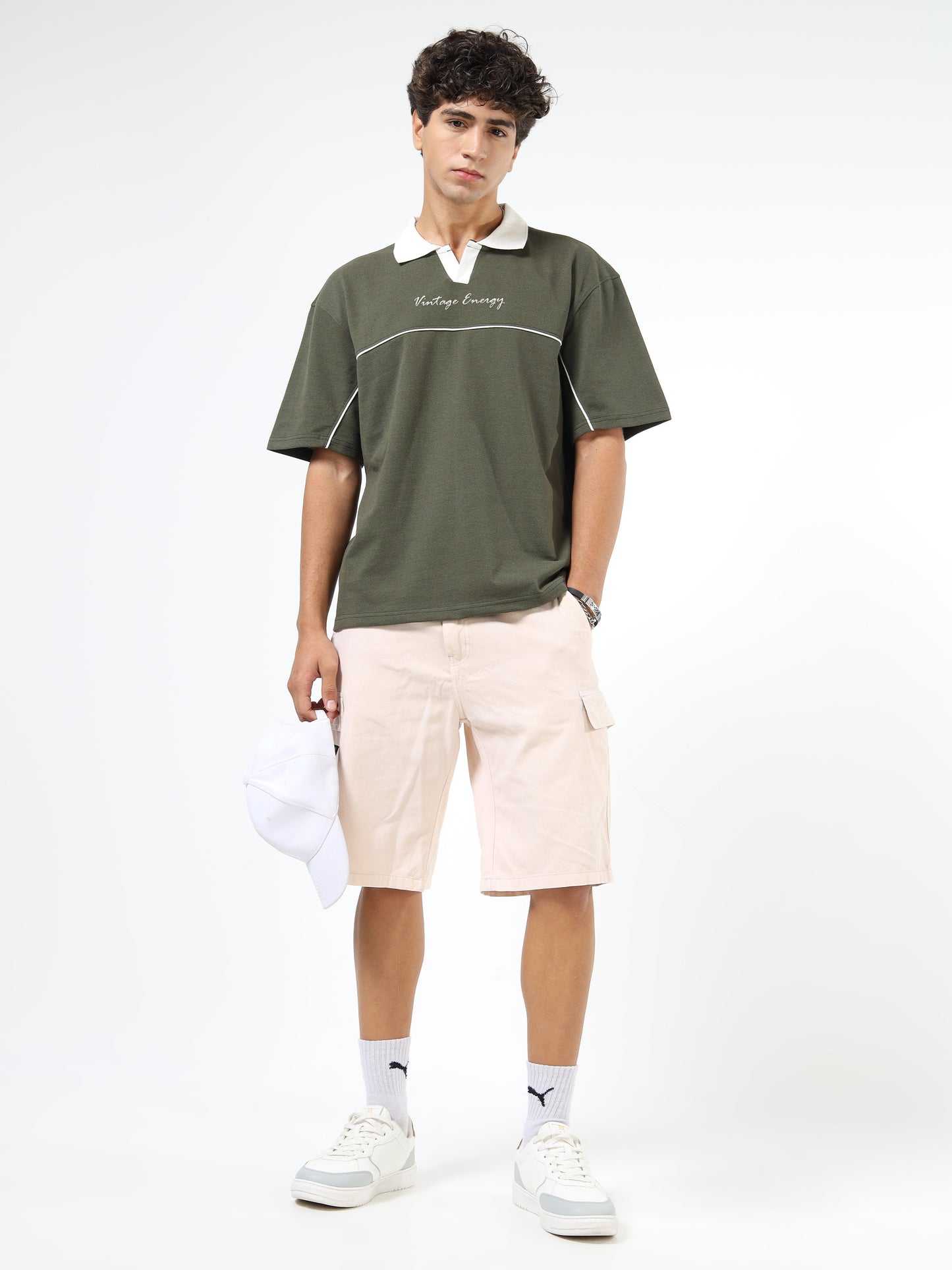 Men Embroidered Polo Neck Tshirts