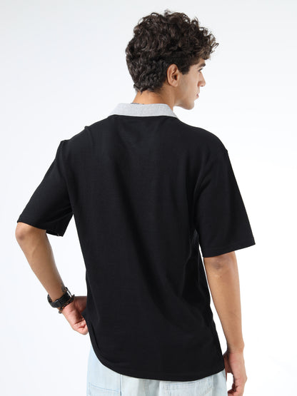 Men Embroidered Polo Neck Tshirts