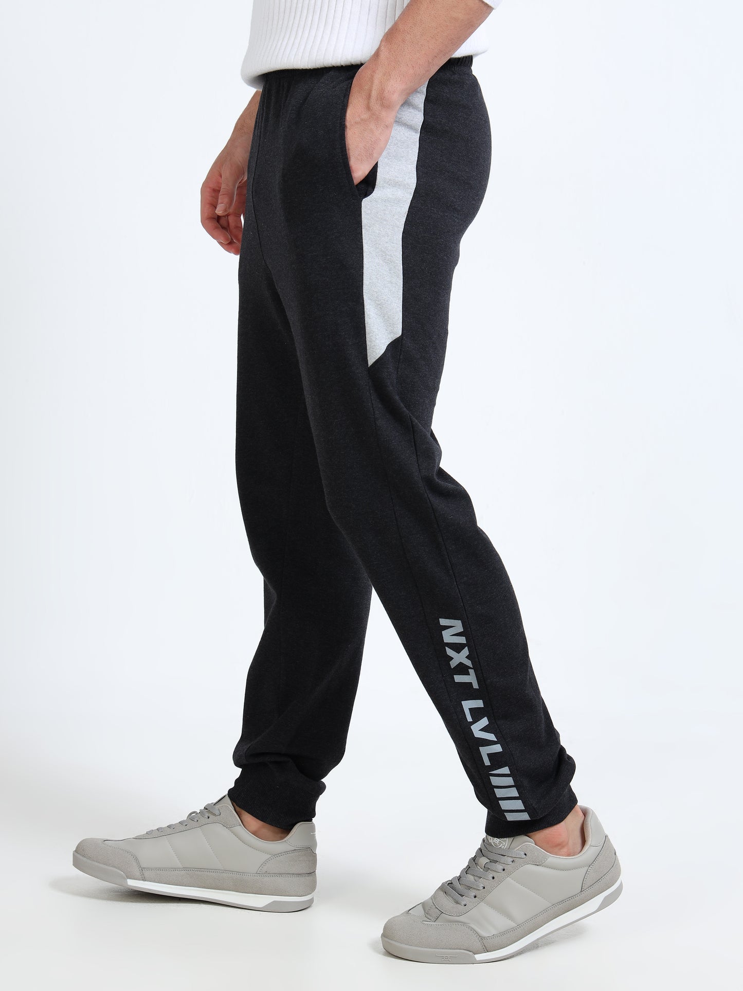 Men’s Charcoal Regular Fit Joggers | Cotton Blend | All-Day Comfort & Casual Wear