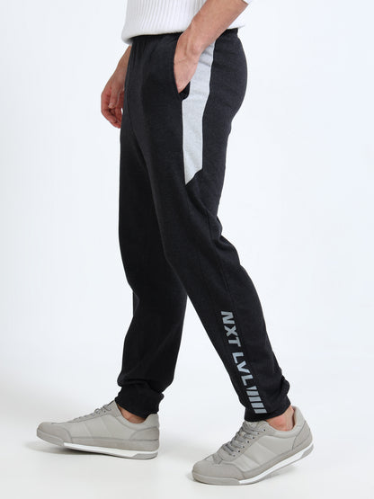 Men’s Charcoal Regular Fit Joggers | Cotton Blend | All-Day Comfort & Casual Wear