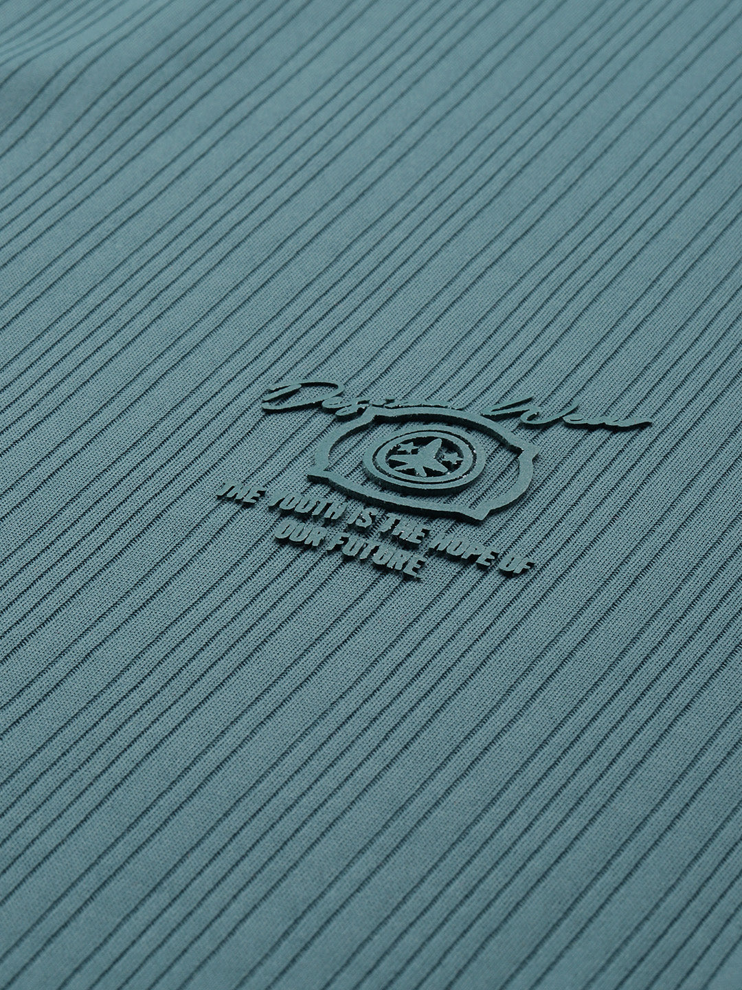 Men’s Solid Textured Polyester Polo T-Shirt