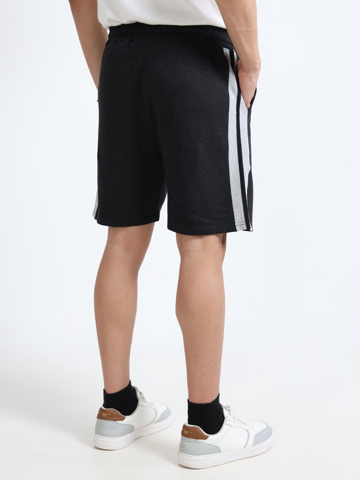 Men’s Navy Casual Shorts | Premium Cotton Blend Regular Fit Comfortable Summer Shorts