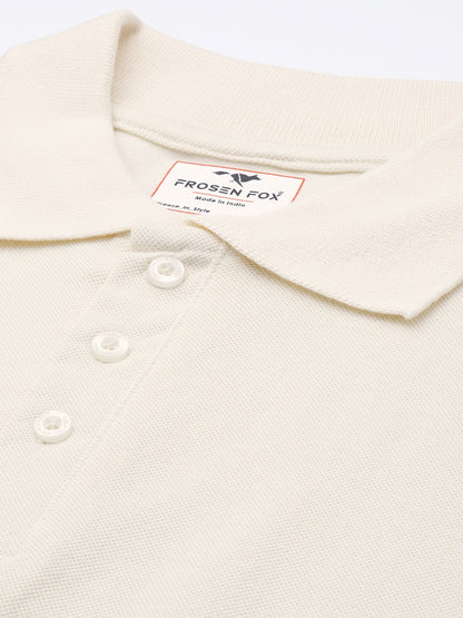 Men’s Classic Solid Cotton Polo T-Shirt
