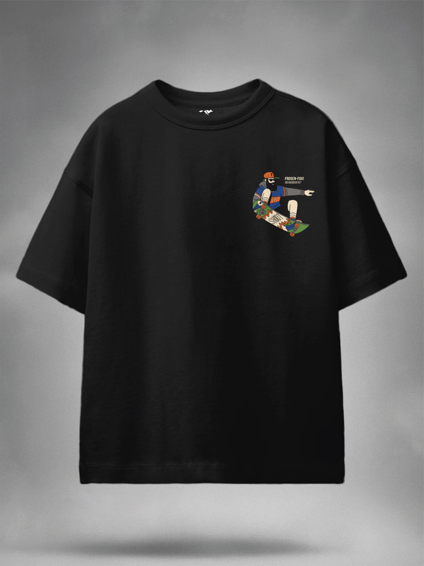 Boys Graphic Print Pure Cotton Oversized T Shirt