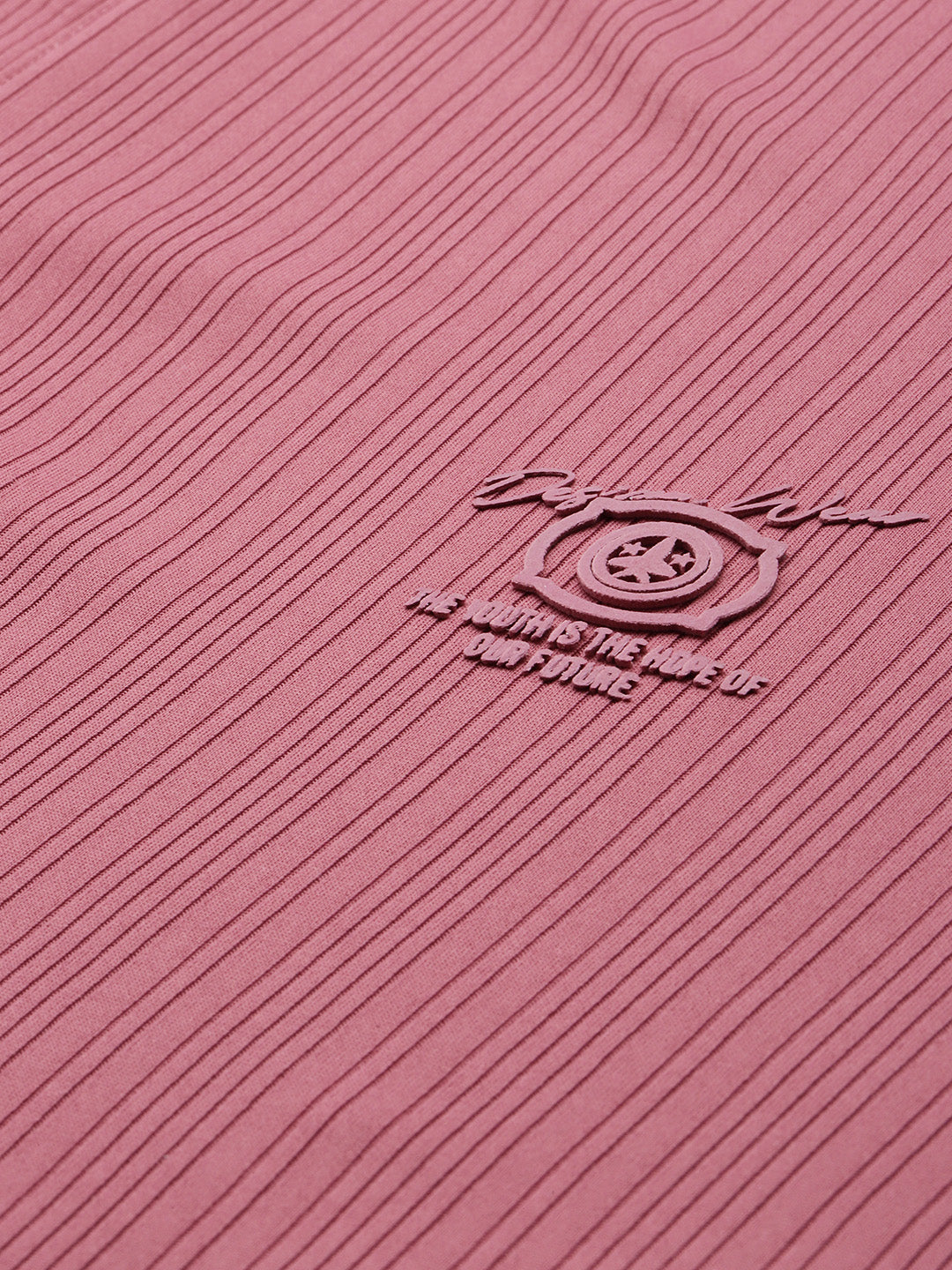 Men’s Solid Textured Polyester Polo T-Shirt