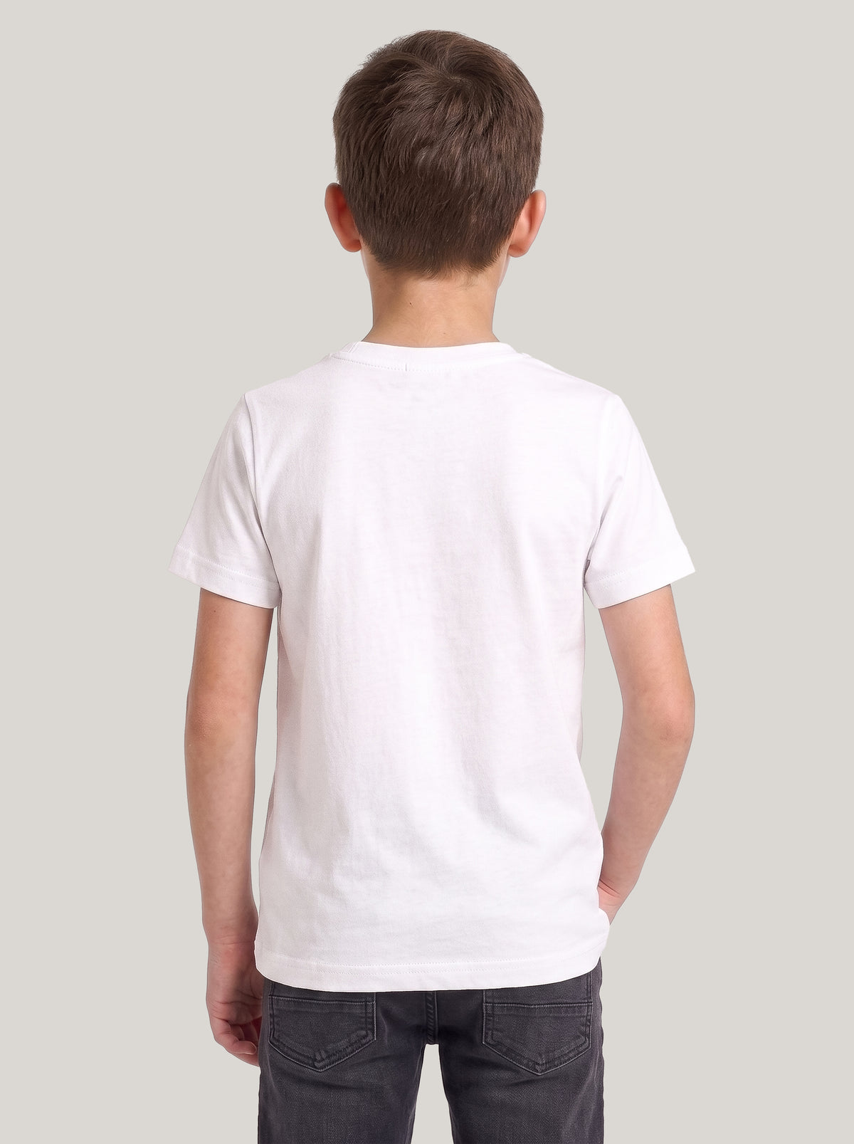 Kids' White Fox Graphic Printed T-Shirt | Cool Casual Everyday Wear