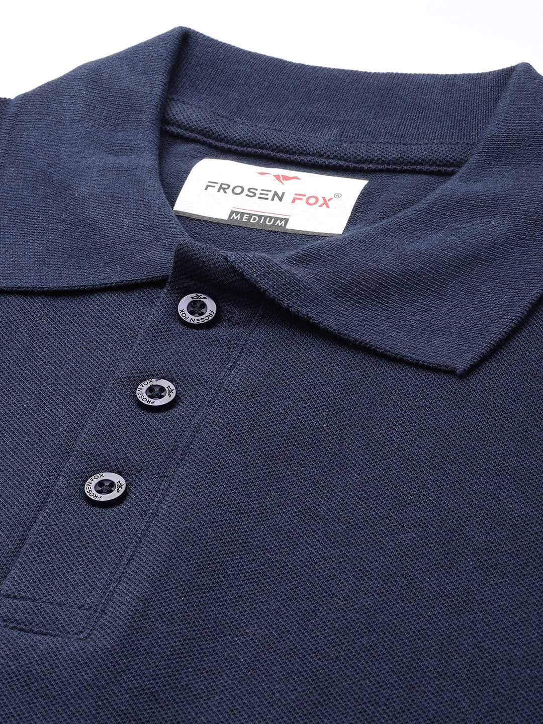 Men’s Classic Solid Cotton Polo T-Shirt