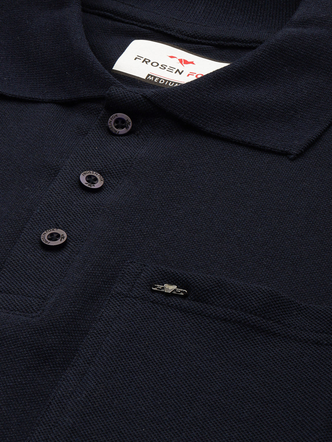 Men’s Solid Navy Polo T-Shirt