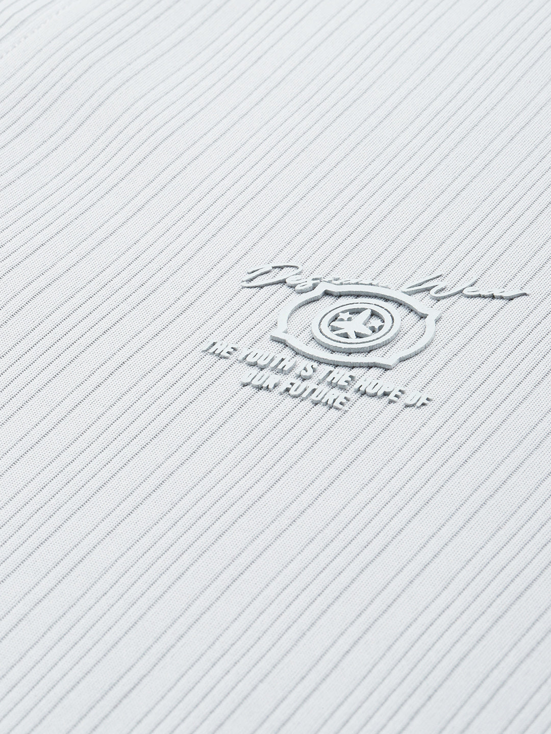 Men’s Solid Textured Polyester Polo T-Shirt