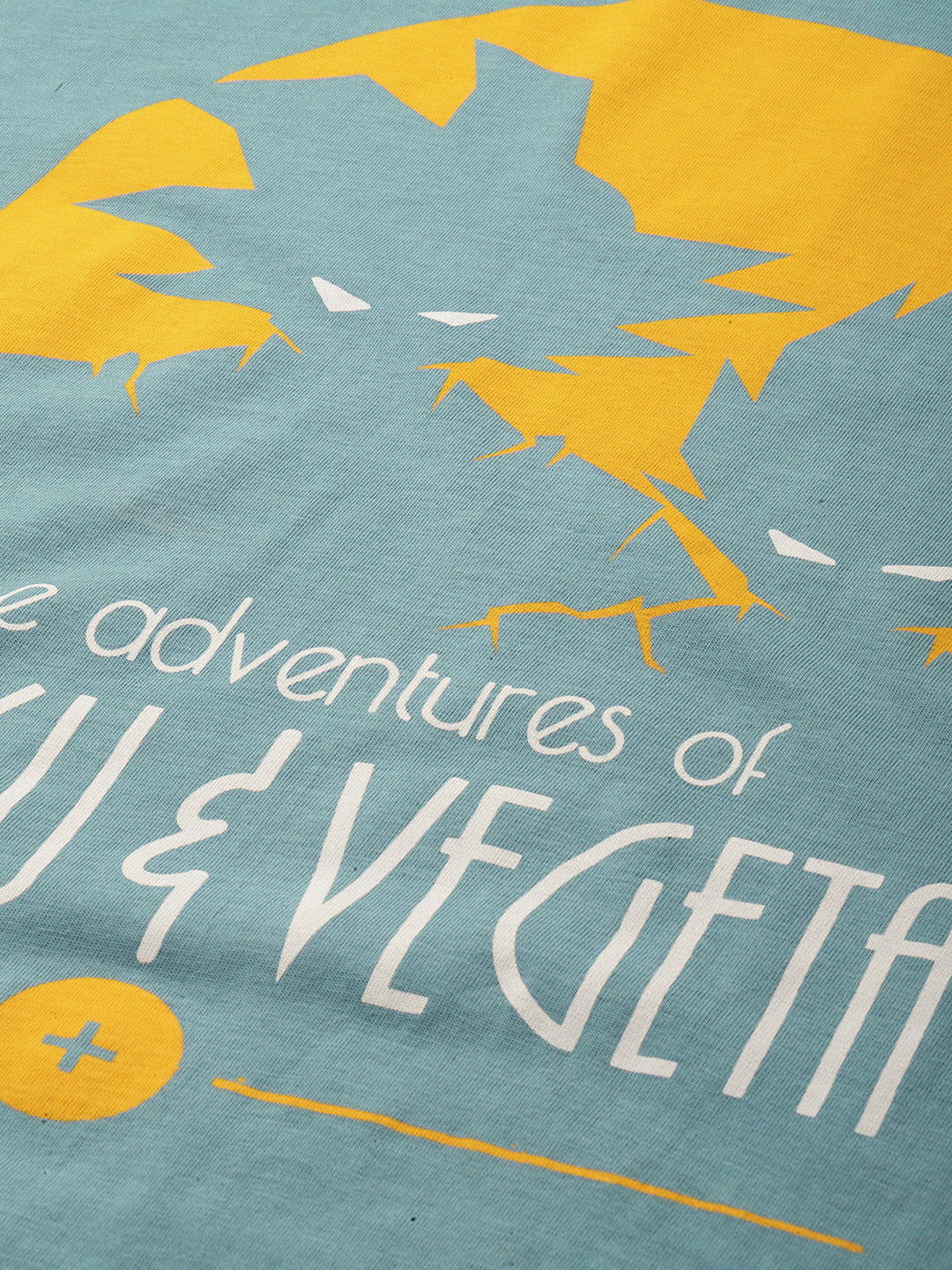Men's Sky Blue Graphic Print T-Shirt | Casual Everyday Wear
