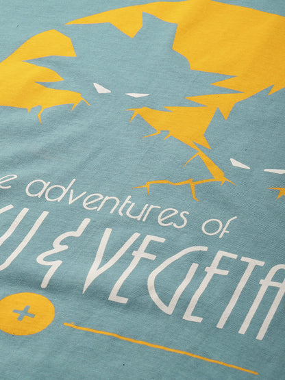 Men's Sky Blue Graphic Print T-Shirt | Casual Everyday Wear