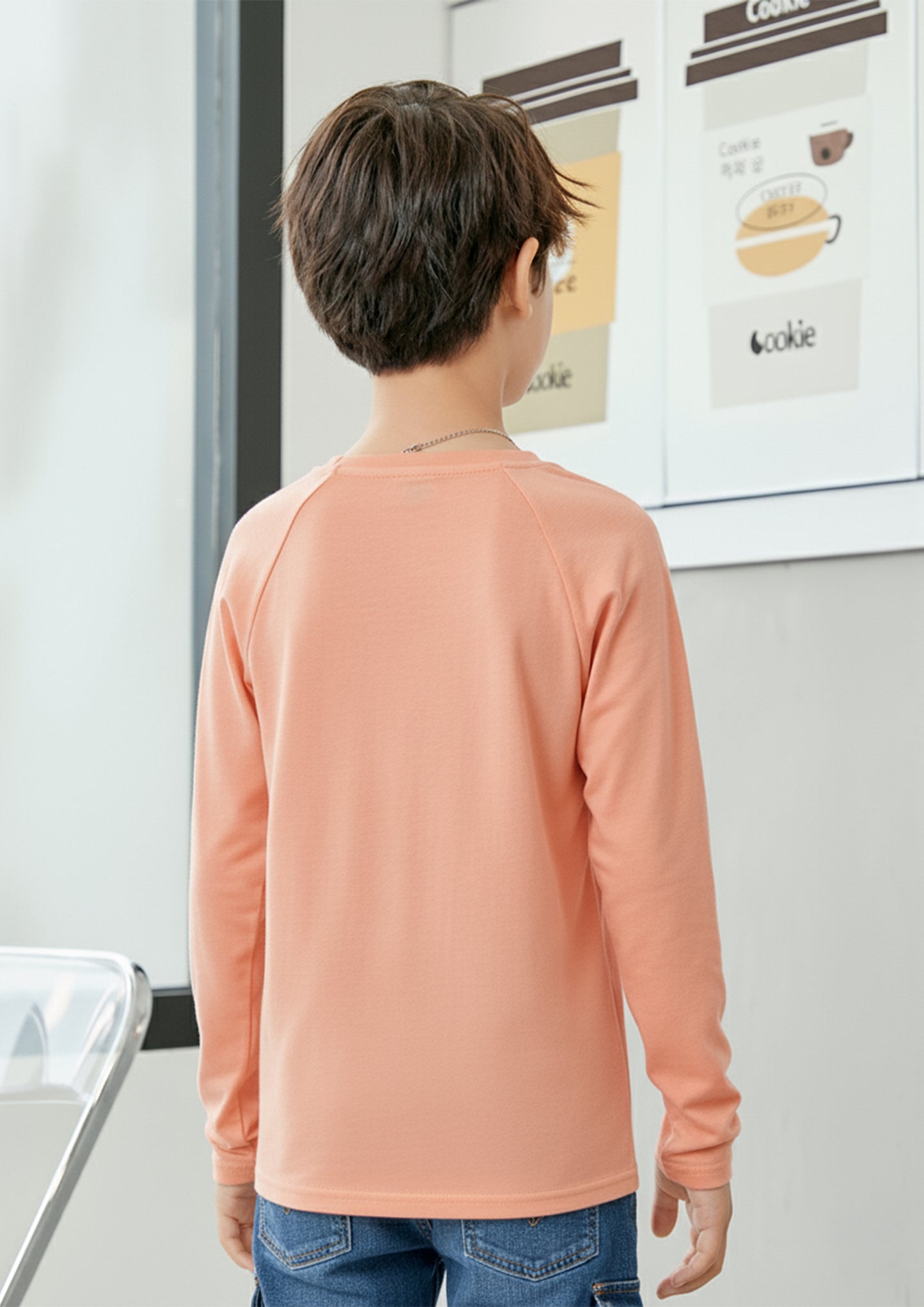 Boys Graphic Print Long Sleeve T-Shirt