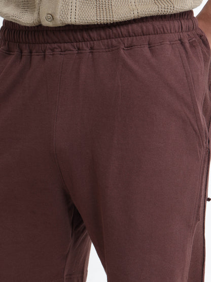 Men’s Brown Cargo Casual Shorts | Premium Cotton Blend Regular Fit Multi-Pocket Comfortable Summer Shorts