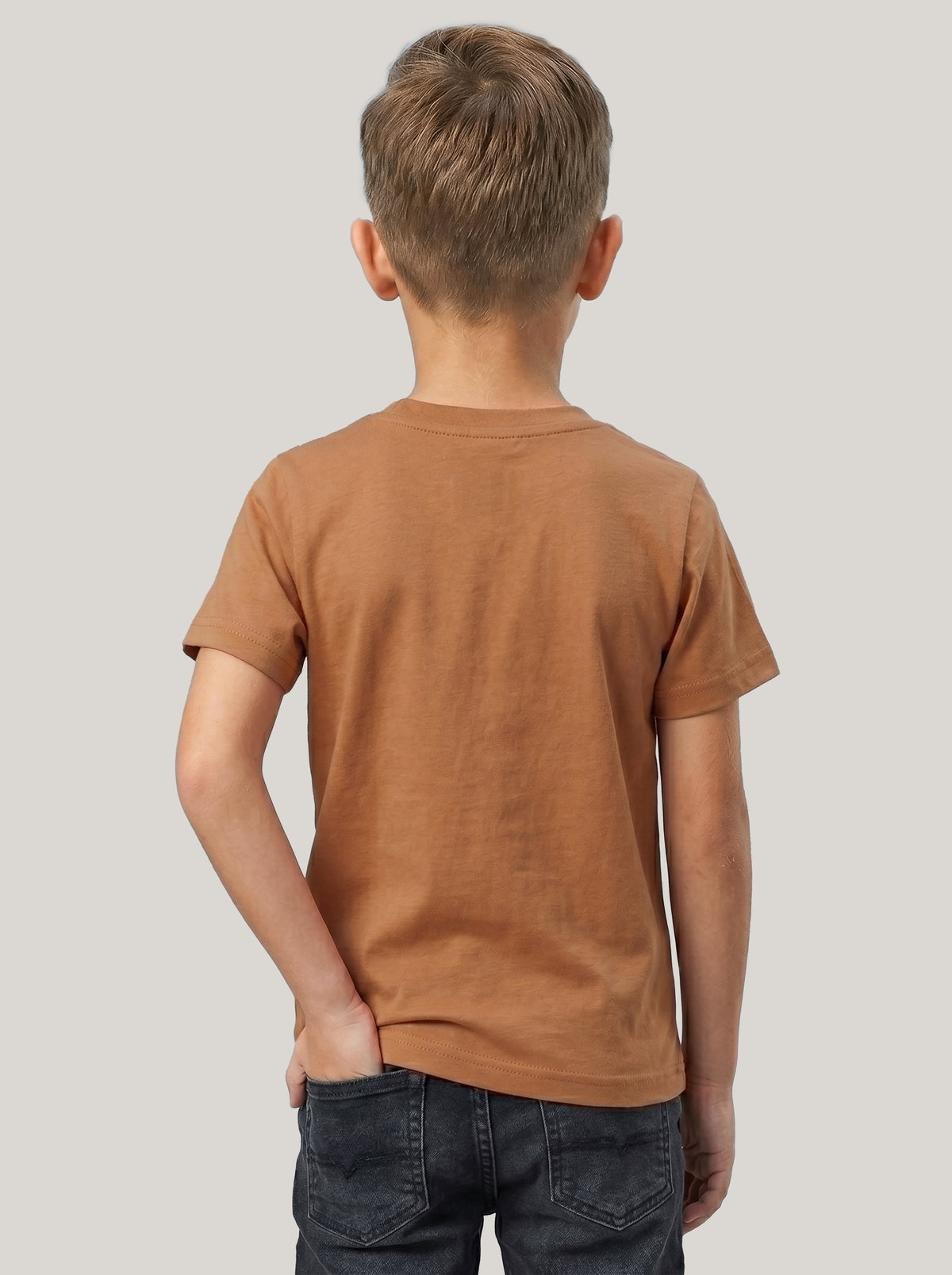 Kids' Brown Fox Graphic Printed T-Shirt | Fun Casual Everyday Wear