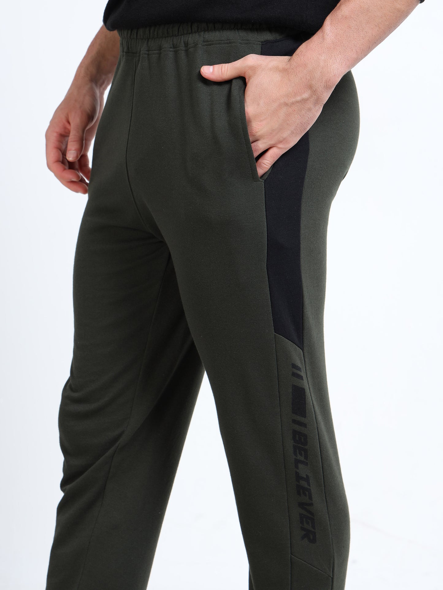 Premium Olive Green Joggers for Men | Slim Fit | All-Day Comfort & Style