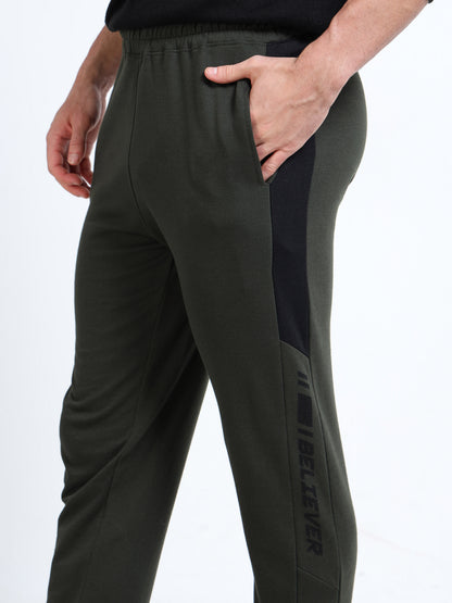 Premium Olive Green Joggers for Men | Slim Fit | All-Day Comfort & Style