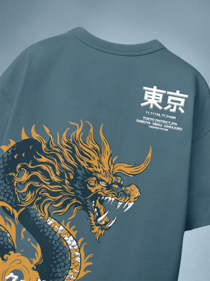 Boys Graphic Print Pure Cotton Oversized T Shirt