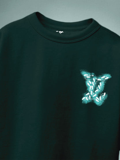 Boys Graphic Print Pure Cotton Oversized T Shirt