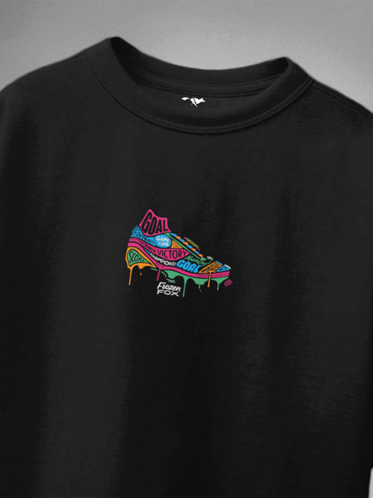 Boys Graphic Print Pure Cotton Oversized T Shirt