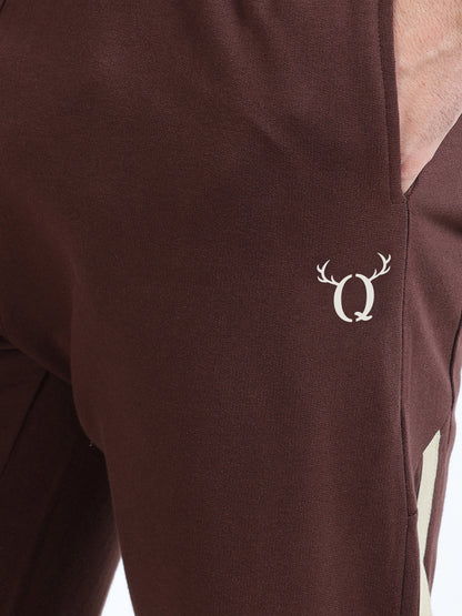 Men Mid-Rise Striped Joggers