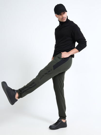 Premium Olive Green Joggers for Men | Slim Fit | All-Day Comfort & Style
