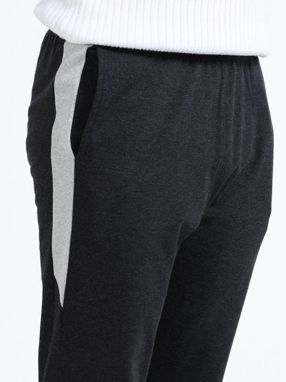 Men’s Charcoal Regular Fit Joggers | Cotton Blend | All-Day Comfort & Casual Wear