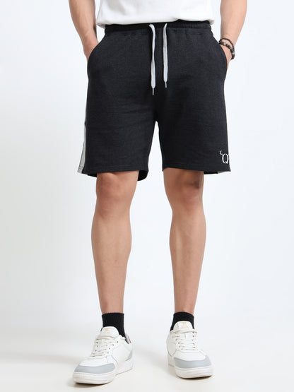 Men’s Navy Casual Shorts | Premium Cotton Blend Regular Fit Comfortable Summer Shorts