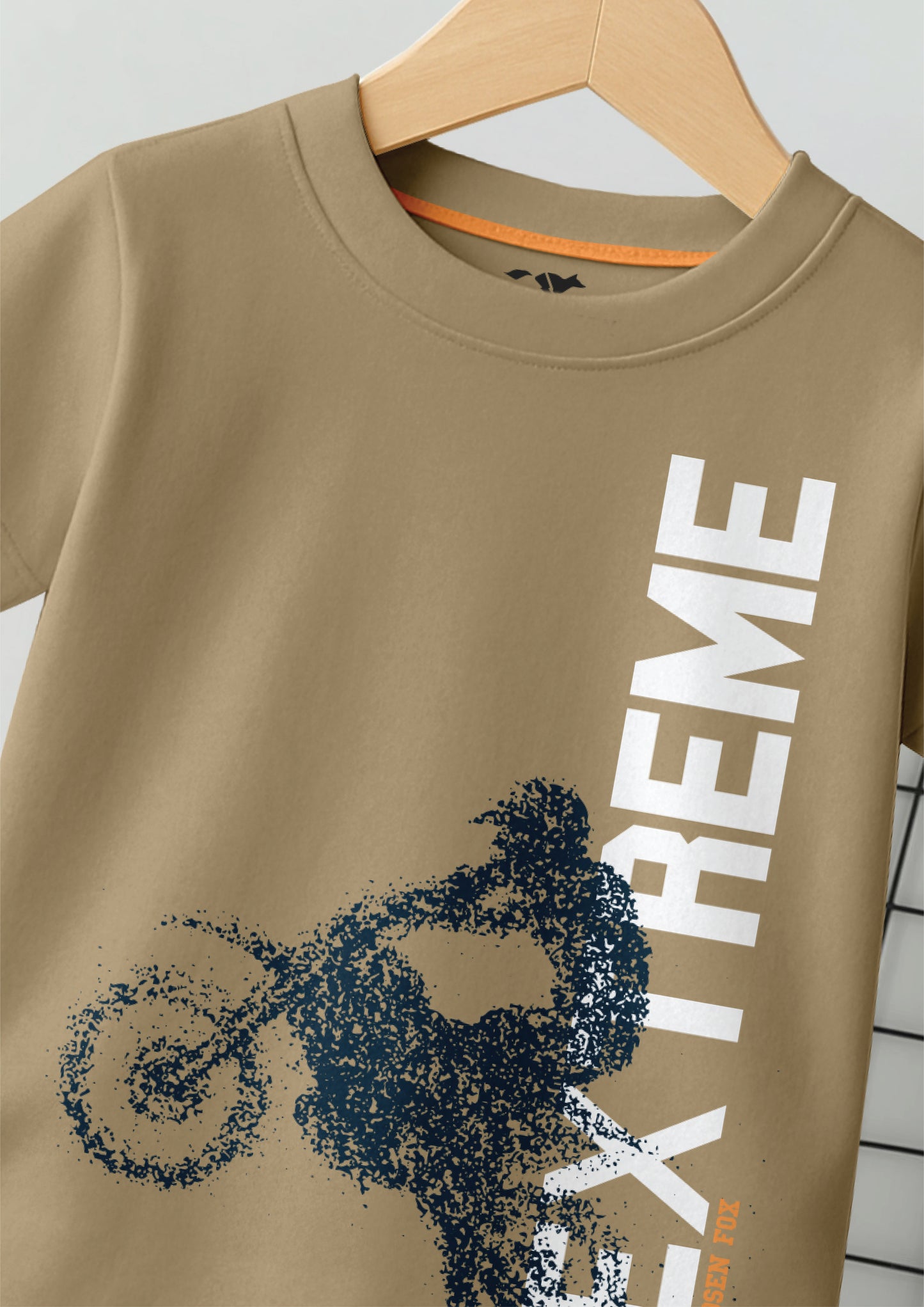 Kids Round Neck Graphic Printed Pure Cotton T-shirt