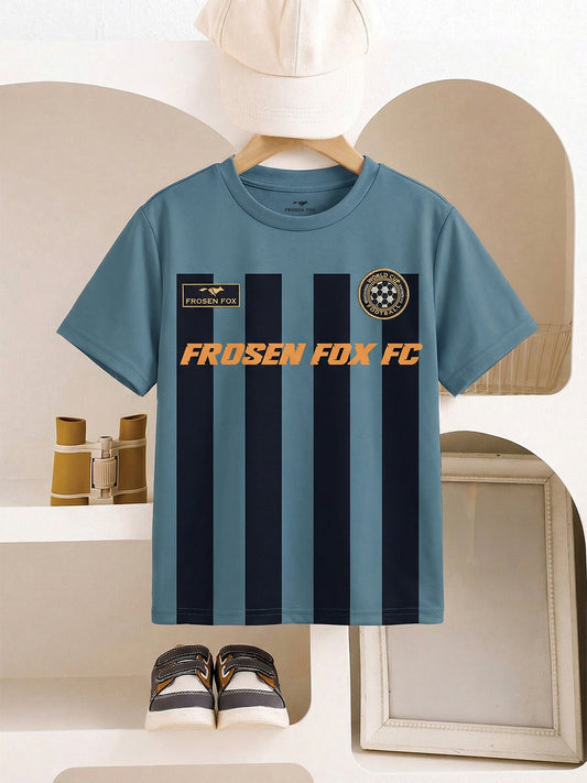 Frosen Fox FC Kids Football T-Shirt – Sporty Jersey Style Tee