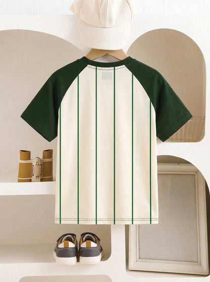 All-Star Kids Baseball T-Shirt – Sporty Varsity Style Summer Tee