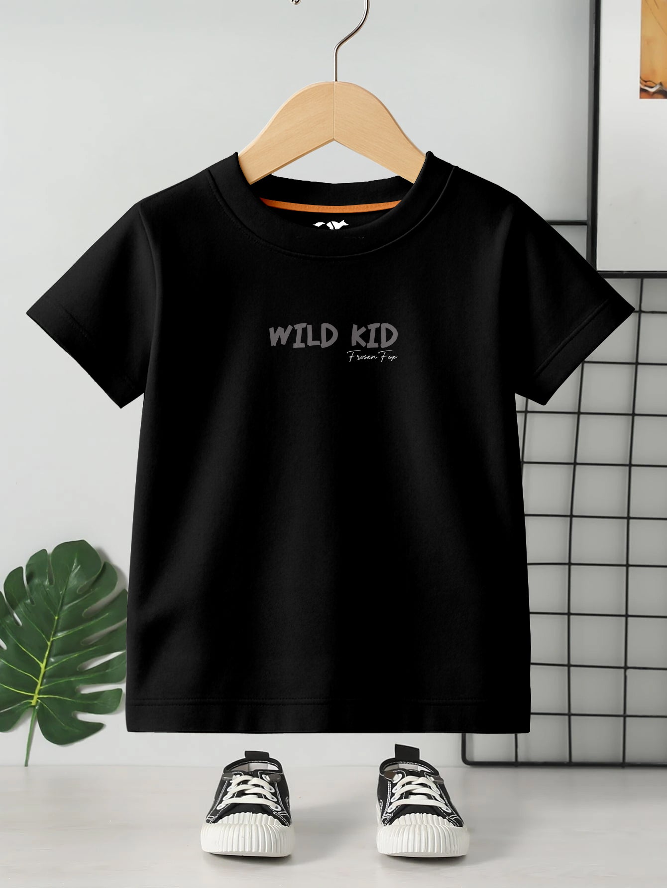Kids Round Neck Graphic Printed Pure Cotton T-shirt