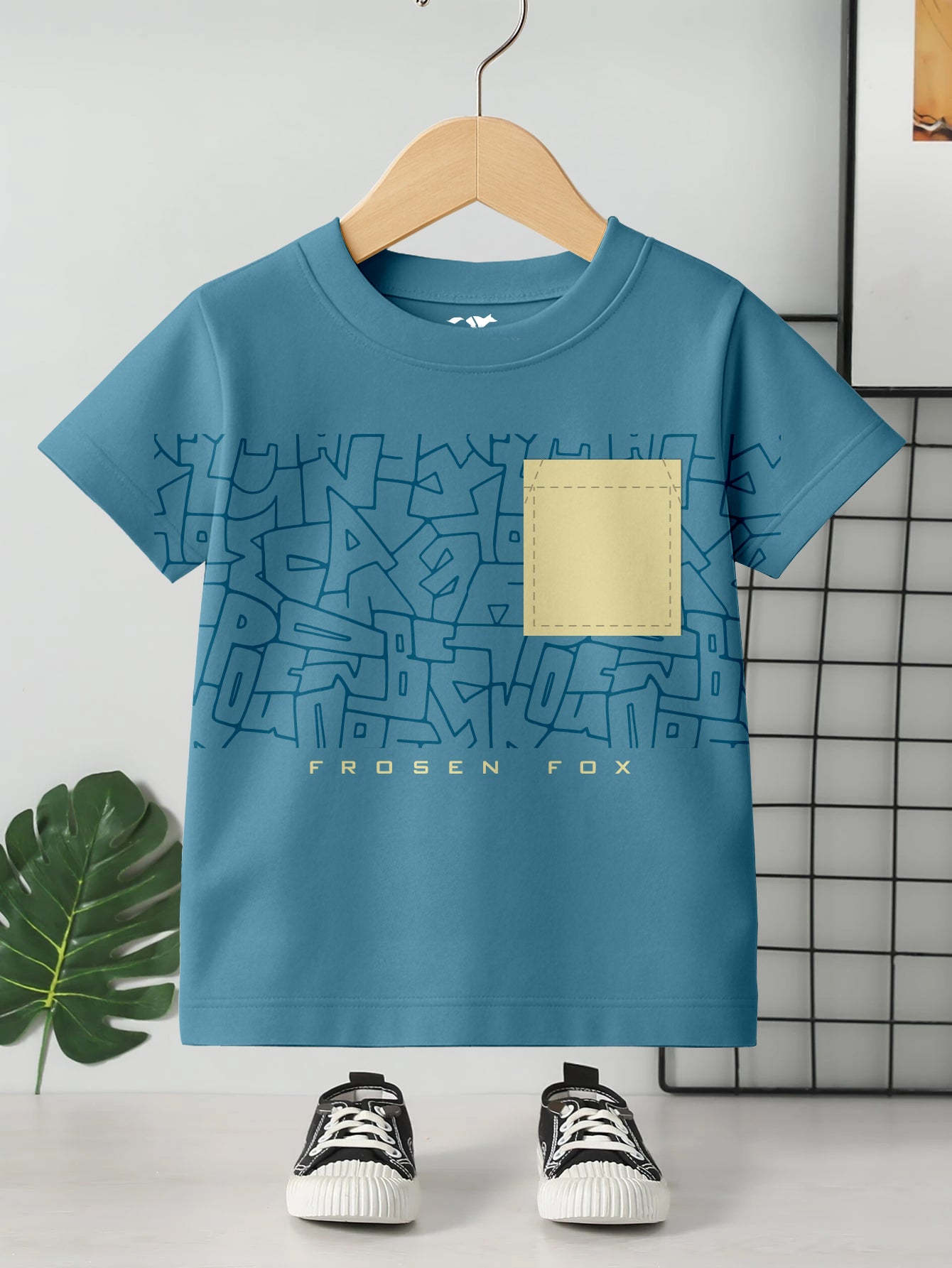 Kids Round Neck Graphic Printed Pure Cotton T-shirt