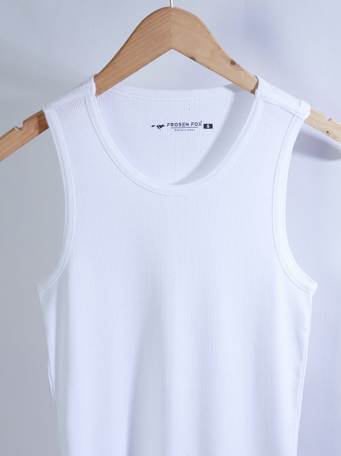 Men’s White Cotton Vest – Slim Fit Sleeveless Sports &amp; Gym Vest