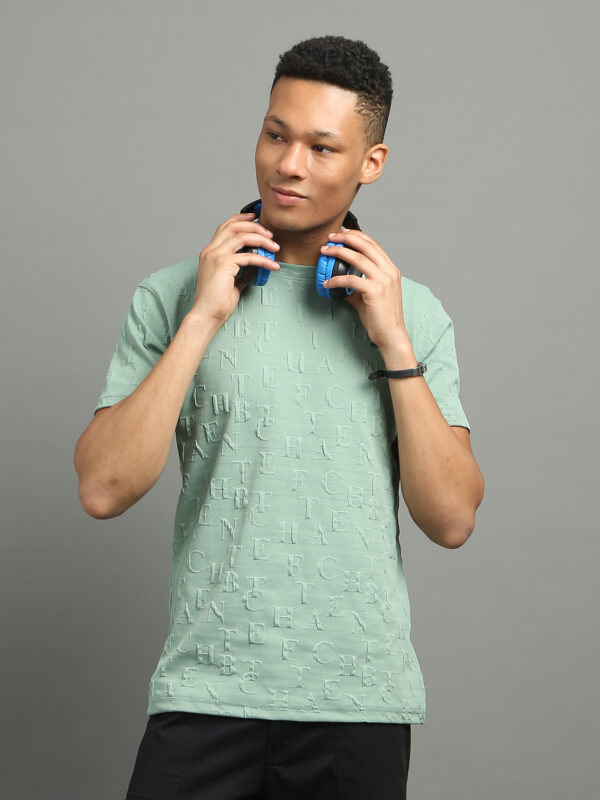 Alphaped Men's Round Neck Tees FF-1012
