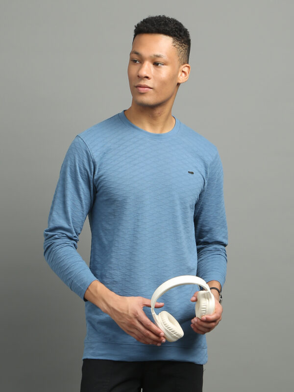 Full sleeve Self design Sweatshirts FF-1015