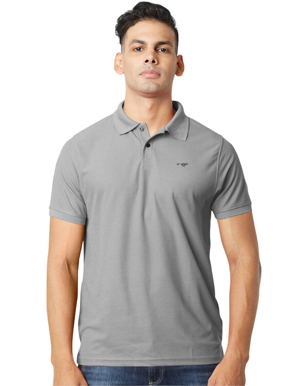 Men's Solid Polo Neck Tshirt FF-1003 - Image 6