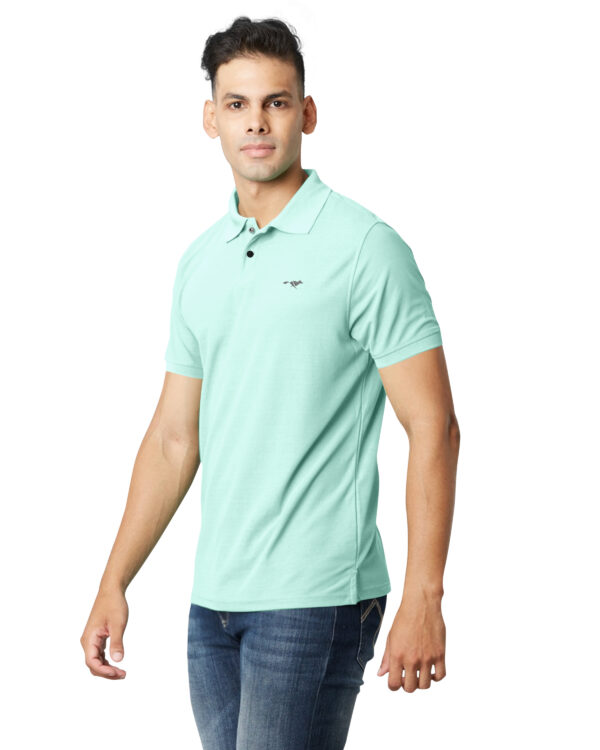 Men's Solid Polo Neck Tshirt FF-1003 - Image 4
