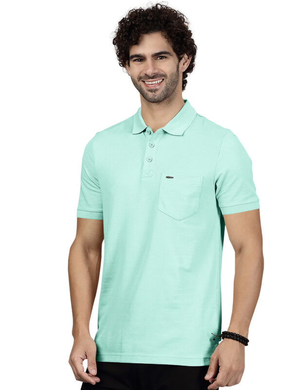 Airtex Casual Collar T-shirt With Pocket FF-1004 - Image 9