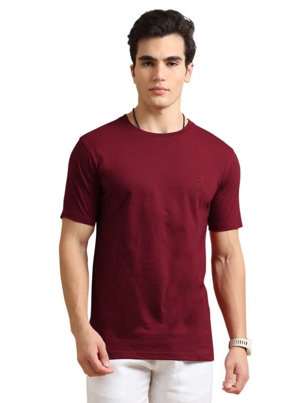 Men's Cotton Embroidery Tshirt BL-06 - Image 9
