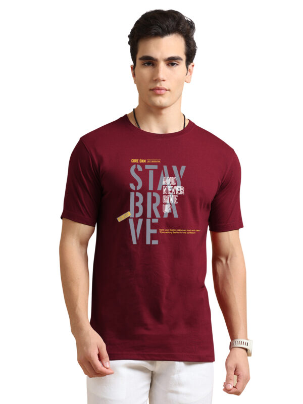 Cotton Graphic Print Men's Tshirt BL-10 - Image 11