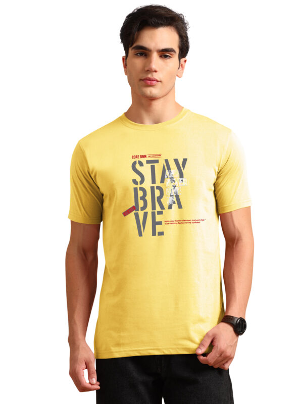 Cotton Graphic Print Men's Tshirt BL-10 - Image 8