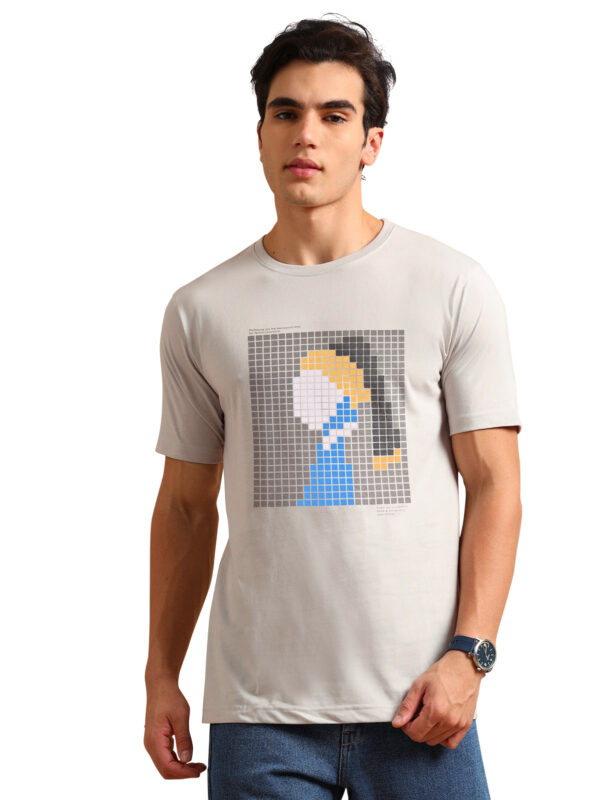 Cotton Graphic Print Men's Tshirt BL-10 - Image 7