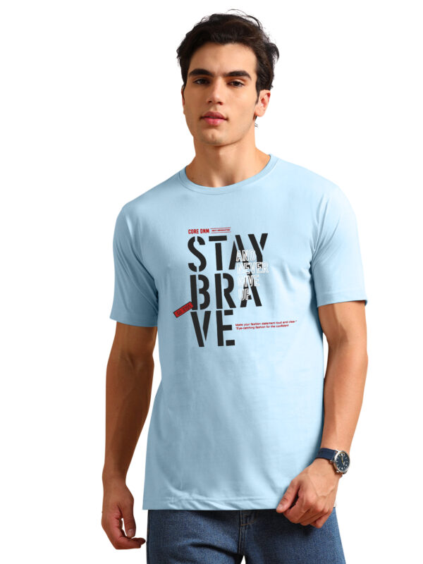 Cotton Graphic Print Men's Tshirt BL-10 - Image 5