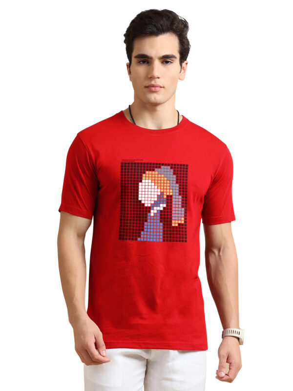 Cotton Graphic Print Men's Tshirt BL-10 - Image 4