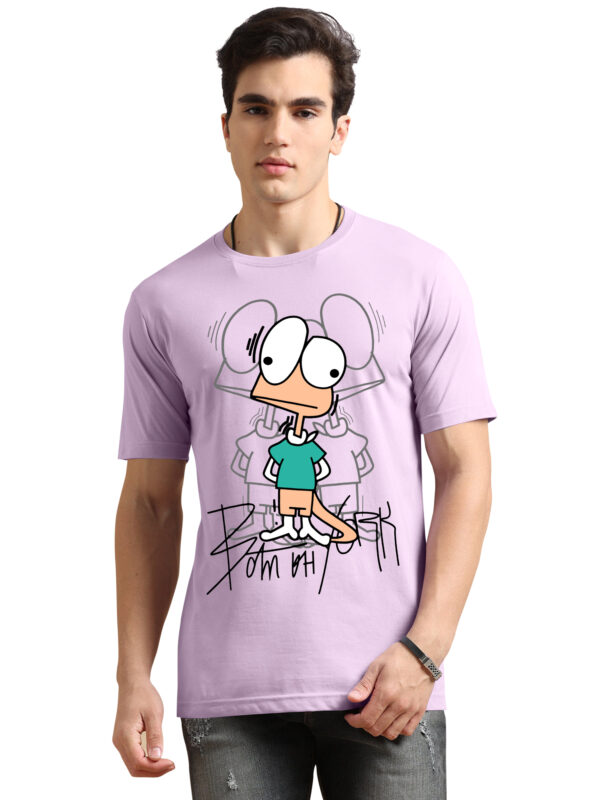 Cartoon Print Men's Round Neck Tshirts BL-11 - Image 10