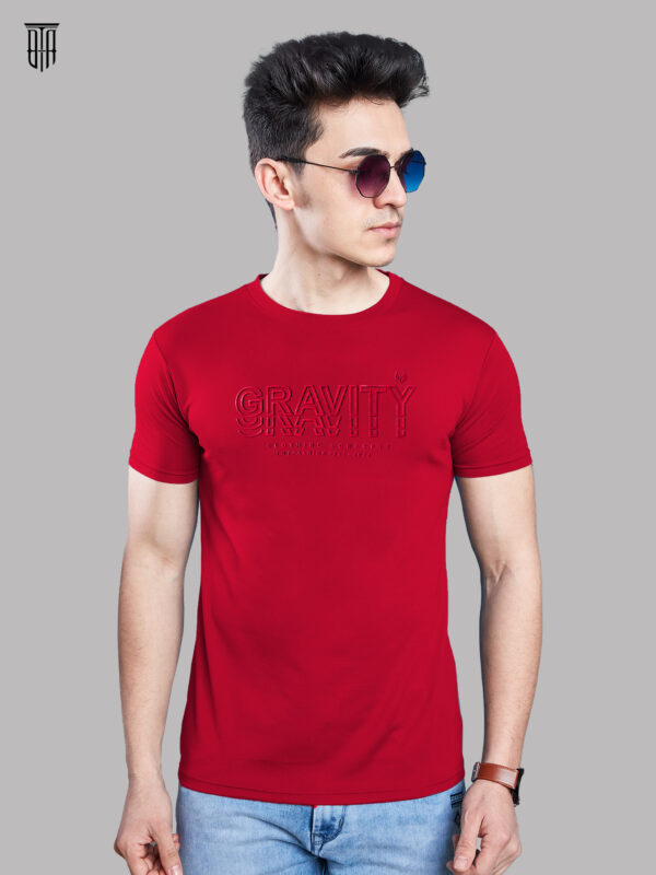 Men's Round Neck HD Print Tshirt BL-07 - Image 3