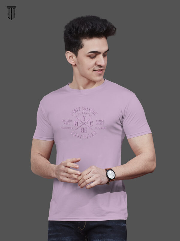 Men's Round Neck HD Print Tshirt BL-07 - Image 8