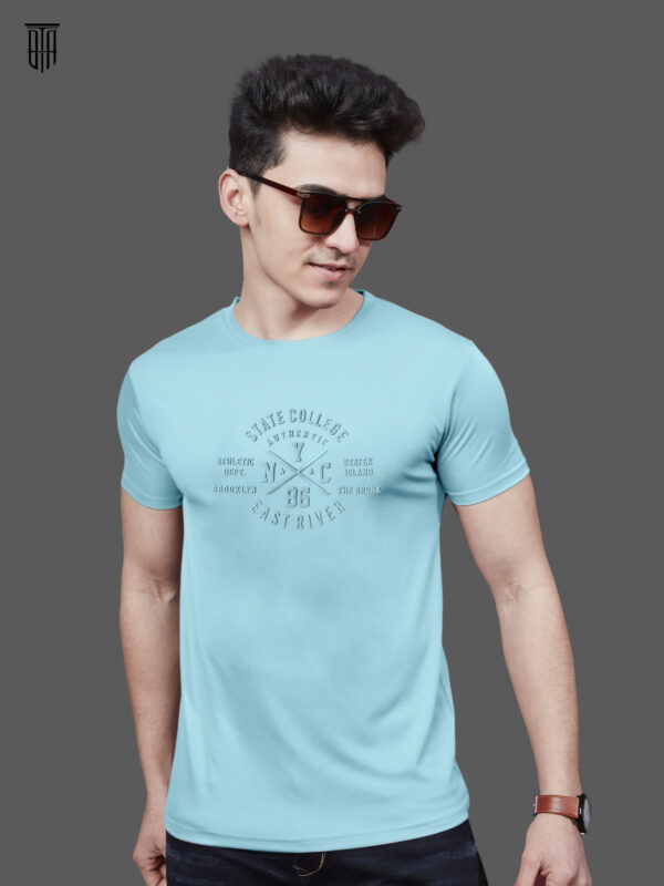 Men's Round Neck HD Print Tshirt BL-07 - Image 9