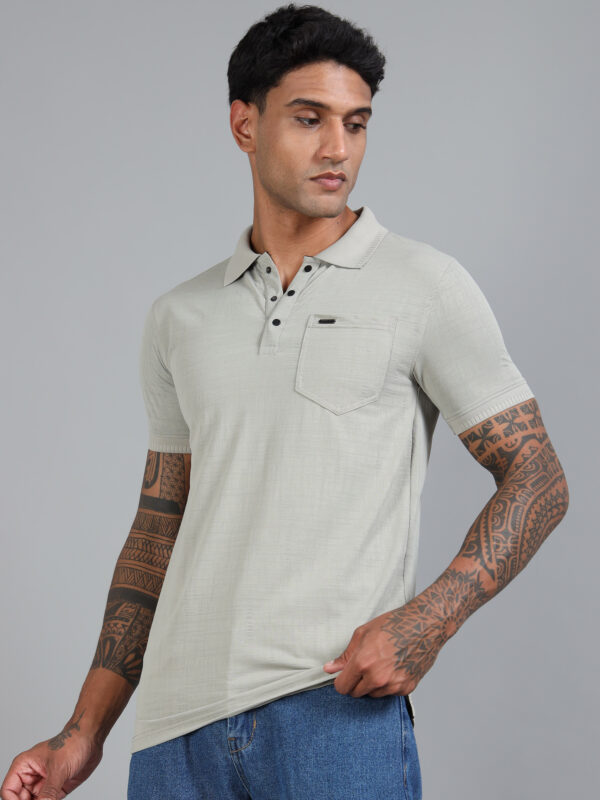 Mens Polo Half Sleeve Tshirt BL-21 - Image 2