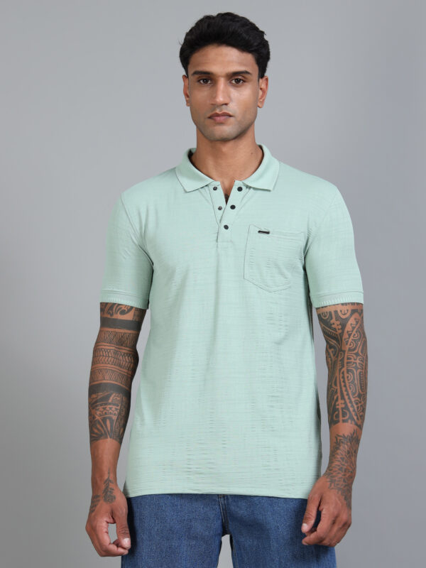 Mens Polo Half Sleeve Tshirt BL-21 - Image 3